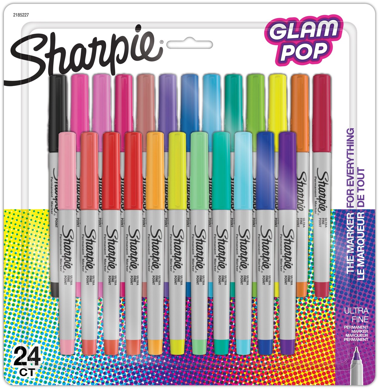 Sharpie Glam Pop Ultra Fine Permanent Markers 24/Pkg-Assorted